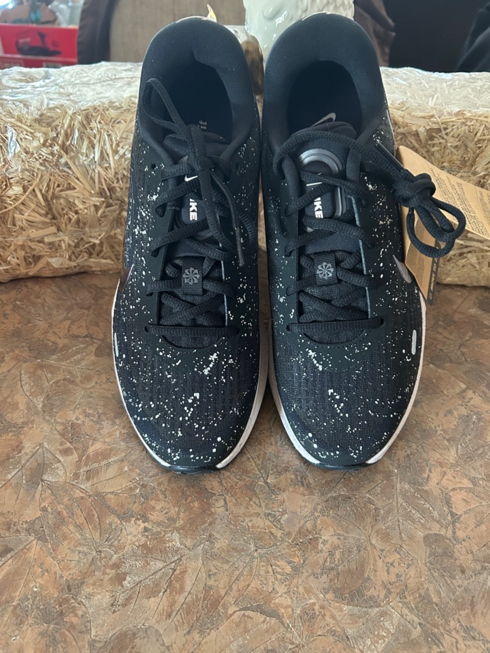 NIKE Journey Run Women’s Cosmic Black and Metallic Athletic Shoes
